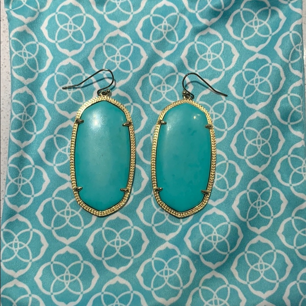 Kendra Scott turquoise Danielle earrings